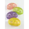 İç İçe Halka Renkli Mandal Toka 12 cm