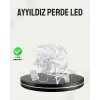 İç Ve Dış Mekan Uyumlu Pilli Yıldız Ay Peri Led Perde