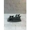 İkili Gamepad Tutucu Antrasit 7x18 Cm Oyun Aksesuarı
