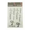 İmzalı Tattoo Dövme Sticker