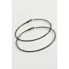 İnce Boru Metal Halka Küpe 8-9-10 cm