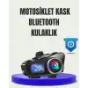 IP65 Suya Dayanıklı Kask Bluetooth Kulaklık LCD Ekranlı