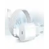 iPhone 14 13 12 Mini 11 XR XS X 20W Hızlı Şarj Adaptörü
