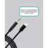 iPhone Uyumlu Lightning – 3.5mm Aux Adaptör Kablo Stereo Ses Aktarım