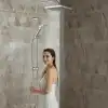 Irmak Premium Robot Yağmurlama Tepe Duş Sistemi – Modern Banyo Batarya Seti