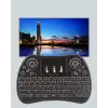 Işıklı Kablosuz Mini Klavye – 2.4 GHz, Dokunmatik Mouse Özellikli