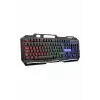 Işıklı Oyuncu Q Klavye Mouse Seti Siyah Gaming Oyuncu Klavye