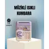 Işıklı Sesli Şifreli Otomatik Para Çeken Kumbara Mor