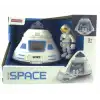 Işıklı ve Astronotlu Uzay Kapsülü