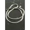 İtalyan Zincir Çelik Kolye 55 cm