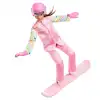 JKF78 Bebek Snowboard Sporcusu Oyun Seti