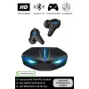 K55 Tws Pro Oyuncu Kulaklığı 3D Stereo Ses Extra Bass Işıklı Mikrofonlu Bluetooth Kablosuz Kulaklık