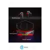 K98 Pro Oyuncu HD Ses Mikrofonlu Işıklı Metal Kasa iOS Android Uyumlu Bluetooth Kablosuz Kulaklık