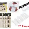 Kablo Sabitleyici Klips Seti 20 Adet
