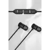 Kablolu Mıknatıslı Sport Kulaklık Bluetooth Bağlantılı