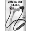 Kablolu Mıknatıslı Sport Kulaklık Bluetooth Bağlantılı