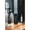 Kablosuz Bluetooth Aux Araç Kiti Siyah Hafıza Kartlı
