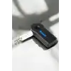 Kablosuz Bluetooth Aux Araç Kiti Siyah Hafıza Kartlı