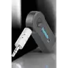 Kablosuz Bluetooth Aux Araç Kiti Siyah Hafıza Kartlı
