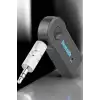 Kablosuz Bluetooth Aux Araç Kiti Siyah Hafıza Kartlı