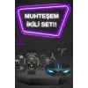 Kablosuz Bluetooth Bağlantılı Kulaklık Ve Dokunmatik Ekran Akıllı Saat Arama Cevaplama