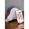 Kablosuz Bluetooth Hoparlör Led Lamba