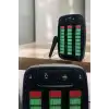 Kablosuz Bluetooth Hoparlör Taşınabilir 6.5 İnç Led Işık Kareoke