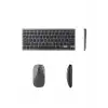 Kablosuz Bluetooth Klavye Mouse Seti Şarjlı Tablet Laptop Uyumlu