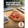 Kablosuz Bluetooth Mouse Şık ve Sessiz Ofis Tasarımı Yeni Nesil