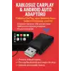 Kablosuz CarPlay & Android Auto Adaptörü - Apple ve Android Cihazlar İçin Evrensel Wireless Carplay Çevirici