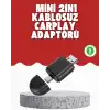 Kablosuz CarPlay Dönüştürücü – Akıllı Tak & Çalıştır Araç Adaptörü