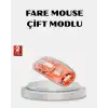 Kablosuz Çift Modlu Mouse – Bluetooth 5.0 + 2.4GHz