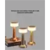 Kablosuz Dokunmatik Masa Lambası – Şık Modern Metal Gövde, USB Şarjlı