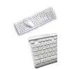 Kablosuz Klavye Mouse Seti Beyaz Q Klavye Tüm Cihazlara Uyumlu