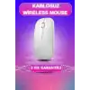 Kablosuz Mouse Fare Şarjlı Bluetooth Wireless Çift Modlu Sessiz