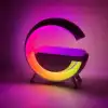 Kablosuz Şarj Standlı RGB Hoparlör