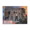 Kadın Erkek Figürlü 3 Dinozorlu ve Aksesuarlı Oyun Seti