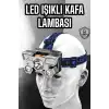 Kafa Lambası Hafif ve Esnek Çift Anahtarlı Far Led Işık