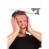 Kafaya Saplanmış Halloween Kanlı Testere Şaka Tacı