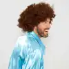 Kahve Renk Kıvırcık Afro Bonus Peruk Bx40