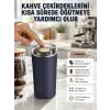 Kahve ve Baharat Öğütücü Kolay Temizlenebilir Paslanmaz Çelik Taşınabilir