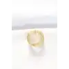 Kalın Gold Renk Ayarlanabilir Yüzük