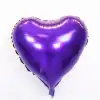 Kalp Balon Folyo Mor 45 cm 18 inç