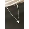 Kalp Çelik Kolye