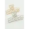Kalp Metal Mandal Toka 8 cm