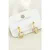 Kalp Taşlı Küpe