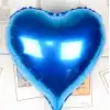 Kalp Uçan Balon Folyo Mavi 80 cm 32 inç