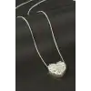 Kalp Zirkon Taşlı Kolye