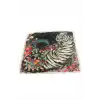 Kaplan Desenli Zr Saten Fular 50*50 cm