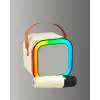 Karaoke Mikrofon Hoparlör Seti 6 Saat Kullanım Süresi